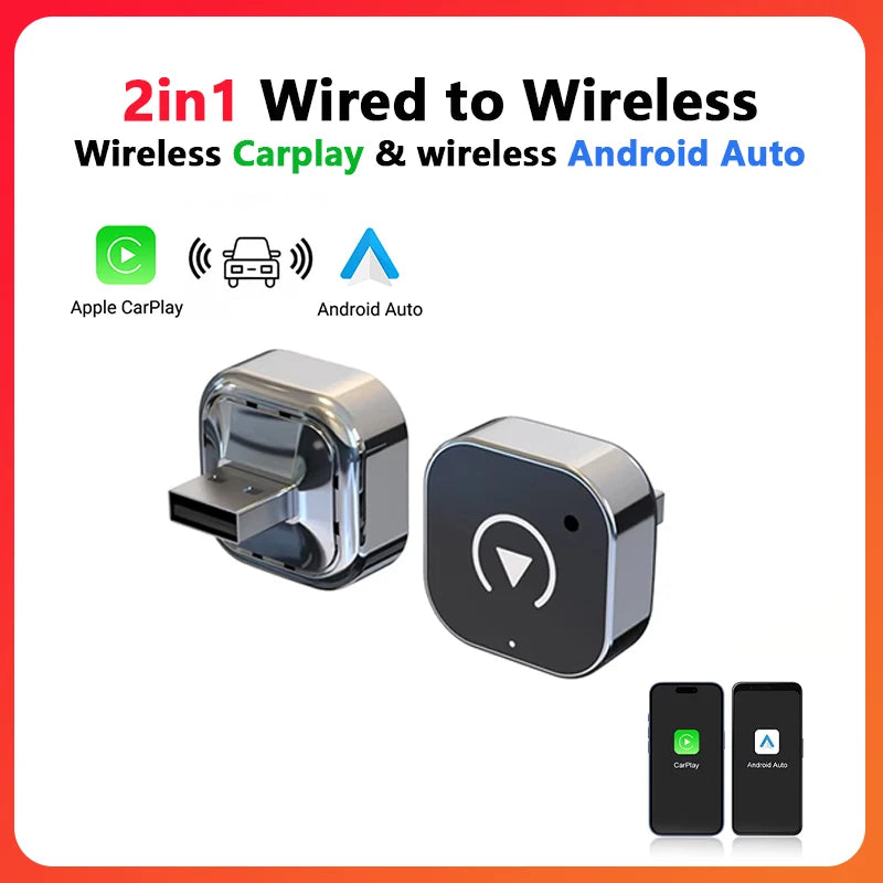 New Super Mini Carplay AI Box Wired to Wireless CarPlay&Android