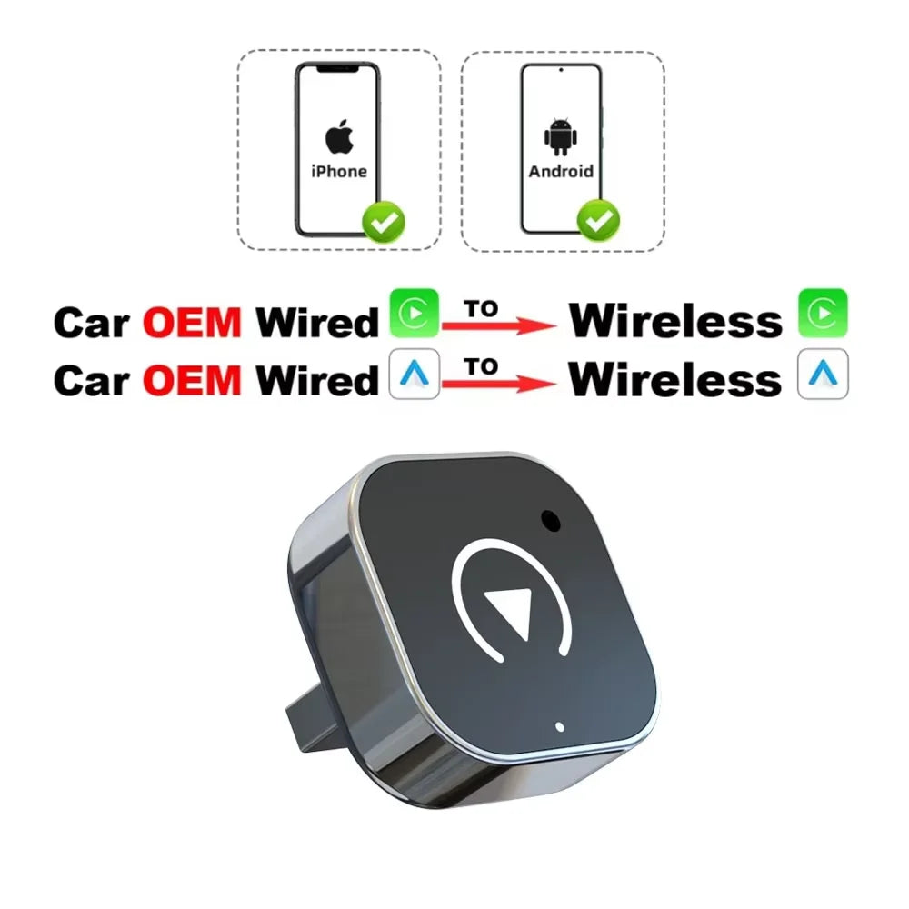 New Super Mini Carplay AI Box Wired to Wireless CarPlay&Android